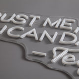 Trust Me You Can Dance Neon Vägglampa Vit-Lampconcept.se