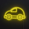 Bubble Car Neon Vägglampa Gul-Lampconcept.se