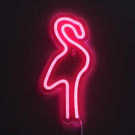 Flamingo Neon Væglampe