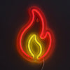 Fire Neon Vägglampa-Lampconcept.se