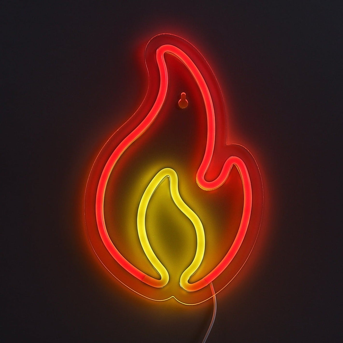 Fire Neon Væglampe