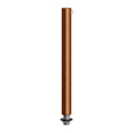 Cylinder Kabelklämma 15cm - Borstad Koppar