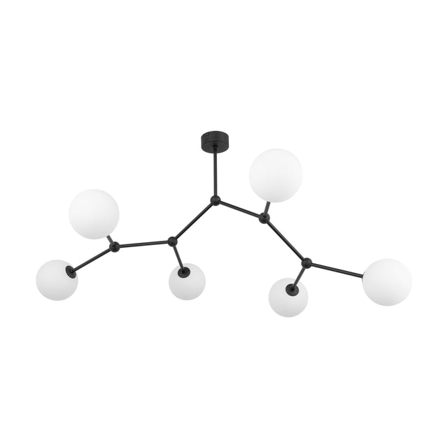 Molecule Loftlampe 105cm Sort/Opal