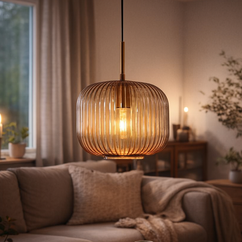 Gavino Taklampa Amber-Lampconcept.se