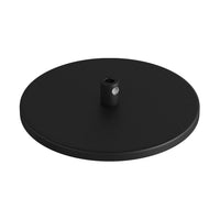 Rosett för 1 Lampa Ø12 Matt Svart Smal-Lampconcept.se