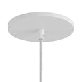 Rosett for 1 Lampa Ø12 Smal - Vit