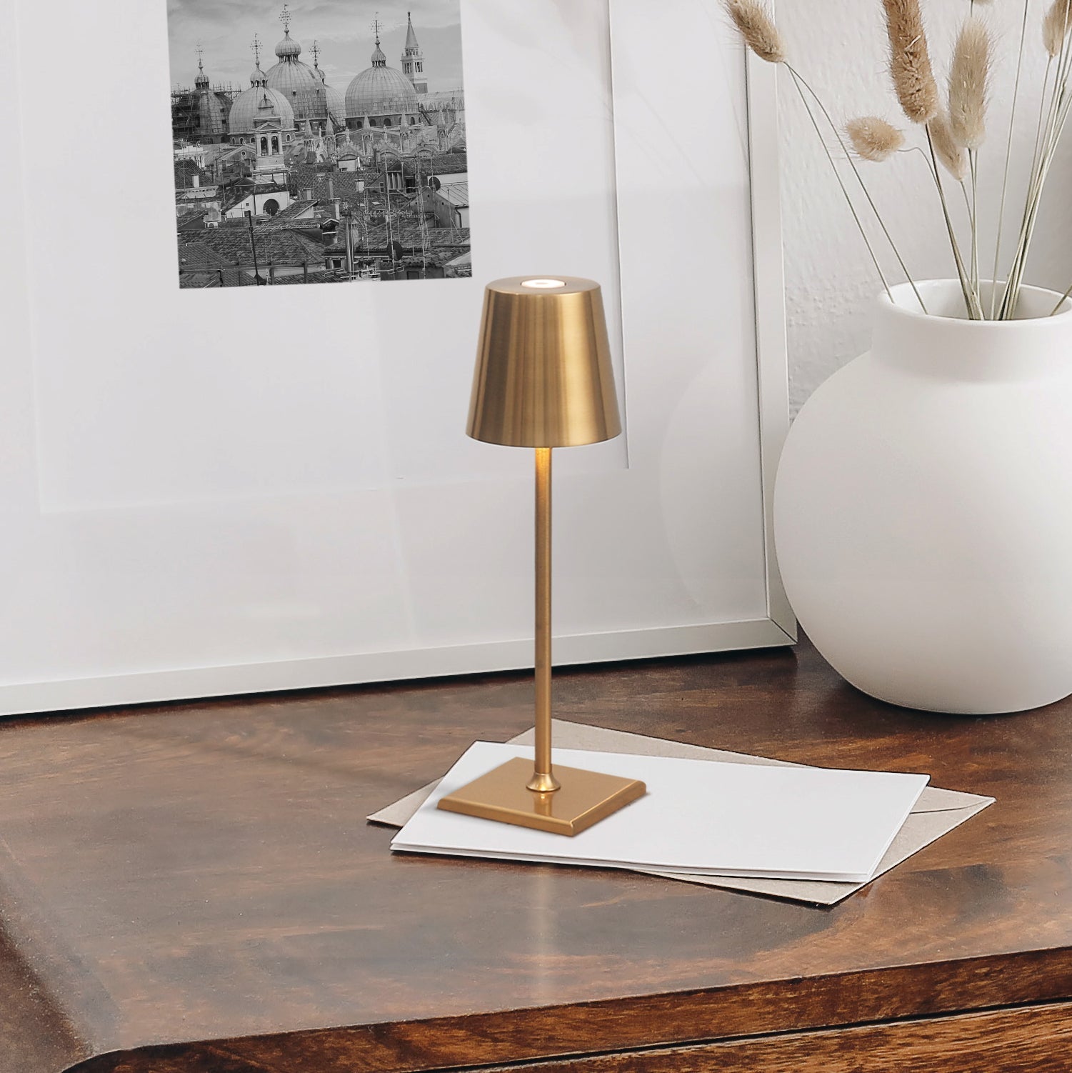 Garda Mini 24cm Sladdlös Mässing-Lampconcept.se
