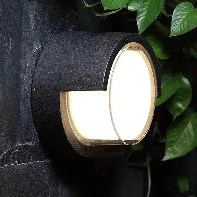 Round Vägglampa Utomhus 12W IP65-Lampconcept.se
