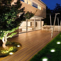 Solcells LED Markspot - 8 LEDs med Spjut-Lampconcept.se