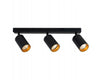Justerbar 3-Spots Svart/Mässing-Lampconcept.se