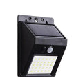 Solcellsvägglampa med rörelsesensor IP65