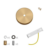 Mini Takkopp Til 1 Lampe Ø8.3 Borstad mässing-Lampconcept.se