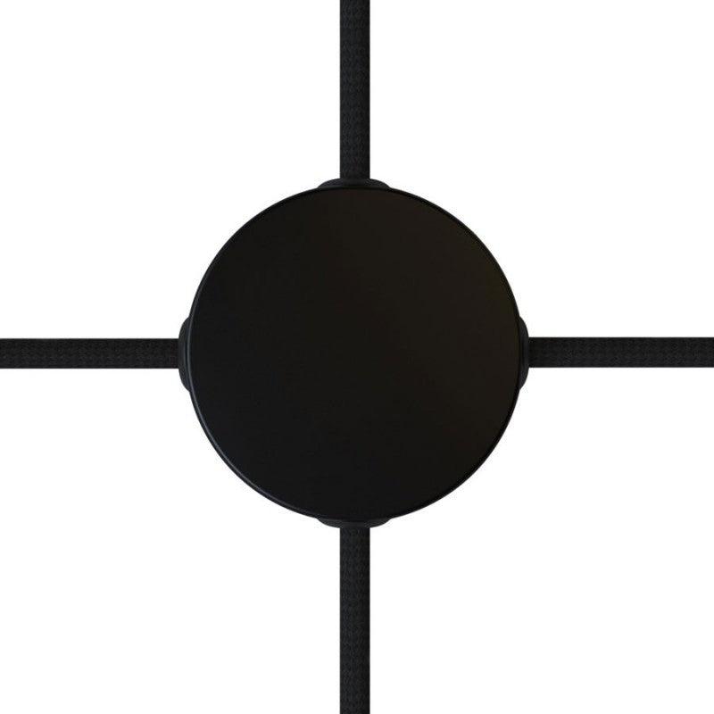 Takkopp 4x Sidohål Matt Svart-Lampconcept.se