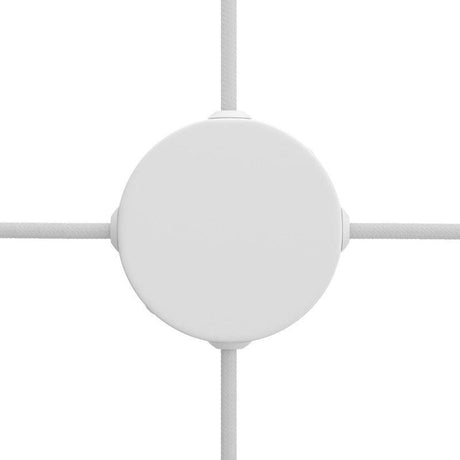 Samleroset Med 4 Sidehuller i Metal-Creative Cables-OutletLamper.dk