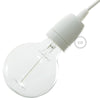 Porslin E27 Sockel Kit Vit-Lampconcept.se