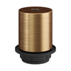 Lamphållare E27 Med Ring Borstad mässing-Lampconcept.se
