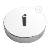 Takkopp För 1 Lampa Ø12 Klar Krom Med Sidohål-Lampconcept.se