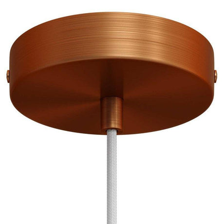 Roset Til 1 Lampe Ø12 Børstet Kobber