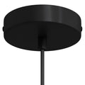 Takkopp för 1 Lampa Ø12 Matt Svart
