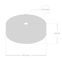 Takkopp För 1 Lampa Ø12 i Trä