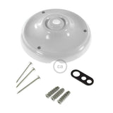 Porslin Takkopp Ø10,5 Vit-Lampconcept.se