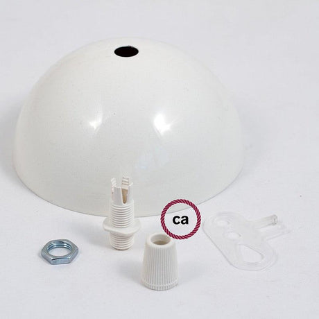 Halvmåne Takkopp Vit-Lampconcept.se