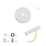 Minirosett För En Lampa Ø8.3 Vit-Lampconcept.se