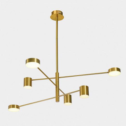 Remdal LED 6-Taklampa Mässing-Lampconcept.se