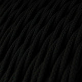 Tvinnad Textilkabel Svart-Lampconcept.se
