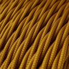 Tvinnad Textilkabel Guld-Lampconcept.se