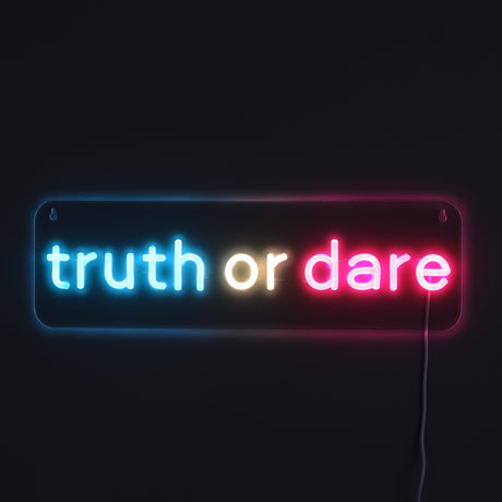 Truth or Dare Neon Vägglampa-Lampconcept.se