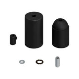 Cylinder Lamphållare Matt Svart-Lampconcept.se