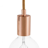 Cylinder Lamphållare Koppar-Lampconcept.se