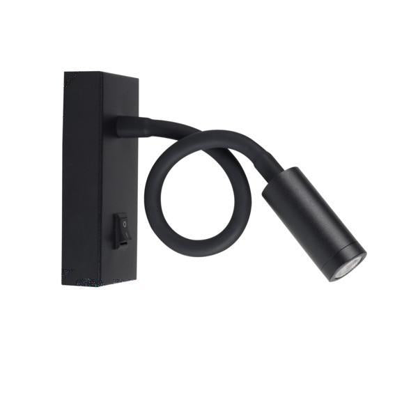 Loch Ness LED Flex Vägglampa Svart-Lampconcept.se