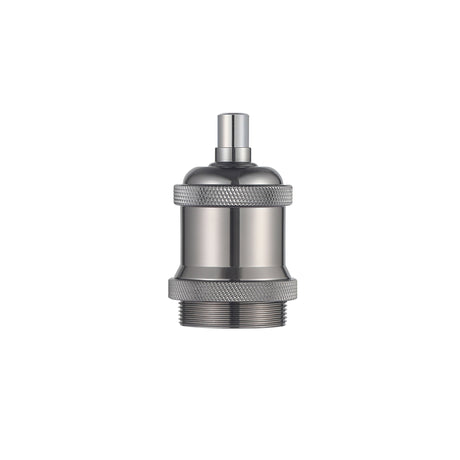Classic Lamphållare E27 Svart Krom-Lampconcept.se