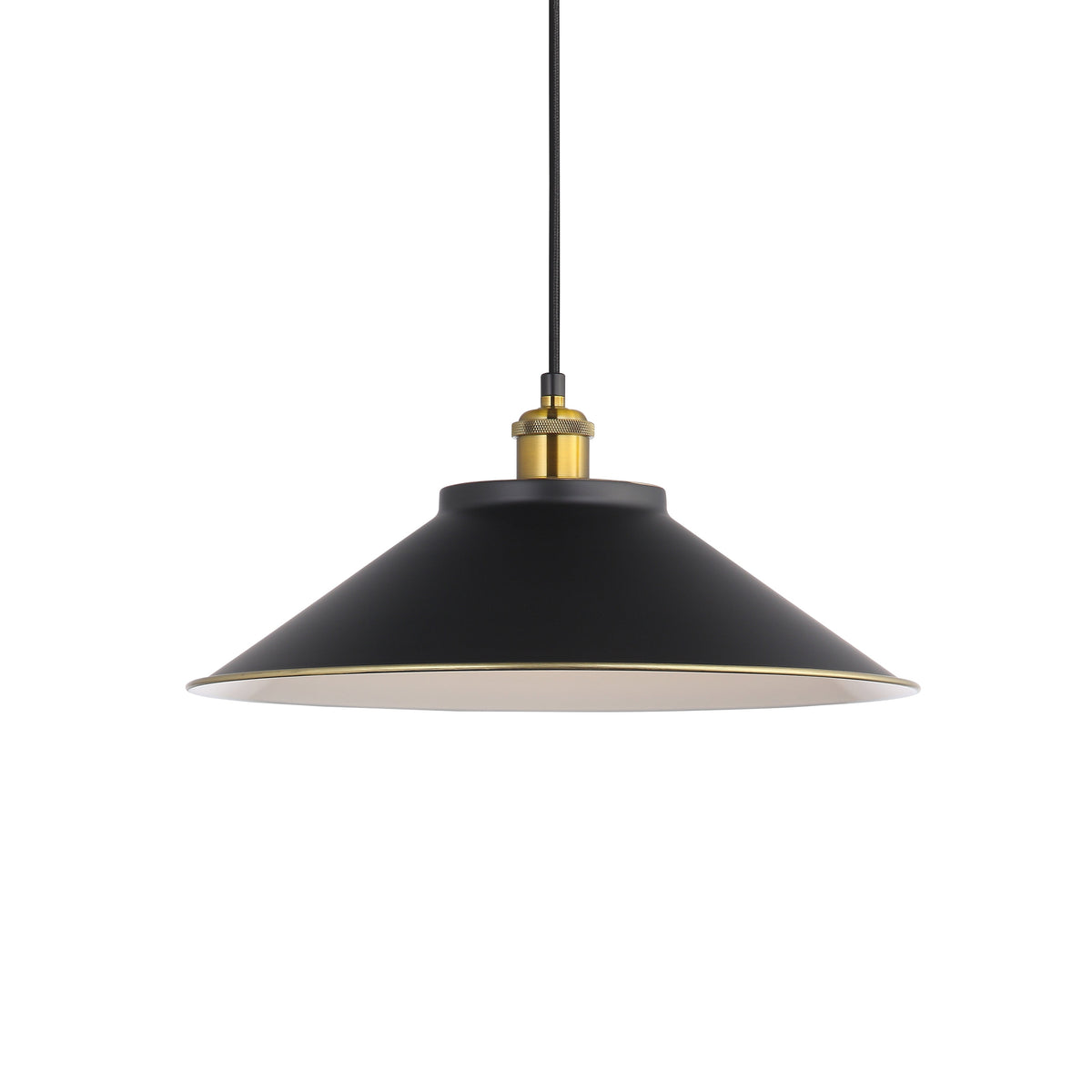 Coffee Taklampa Ø40 Svart/Mässing-Lampconcept.se