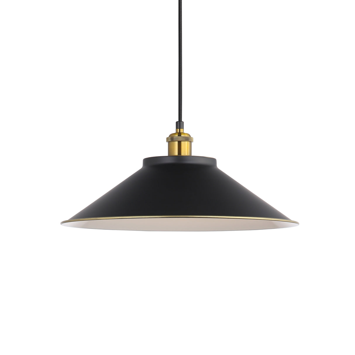 Coffee Taklampa Ø40 Svart/Mässing-Lampconcept.se