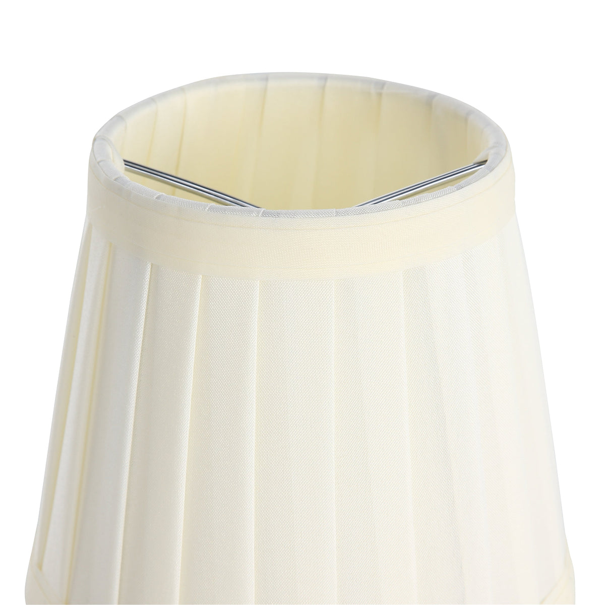 Ljuskrona Lampskärm Klämma Cream-Lampconcept.se