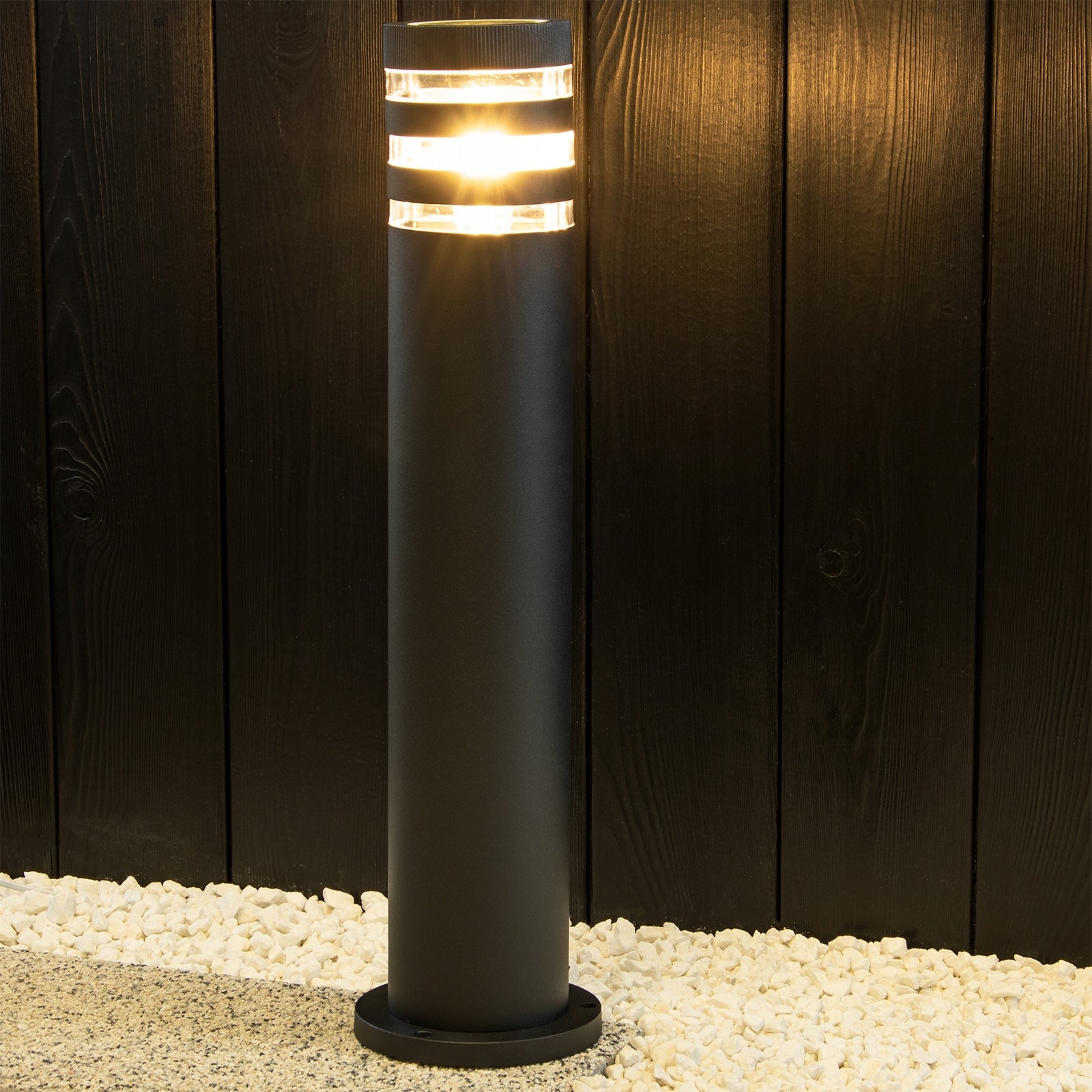 Miami LED Trädgårdsbelysning 65cm Svart-Lampconcept.se