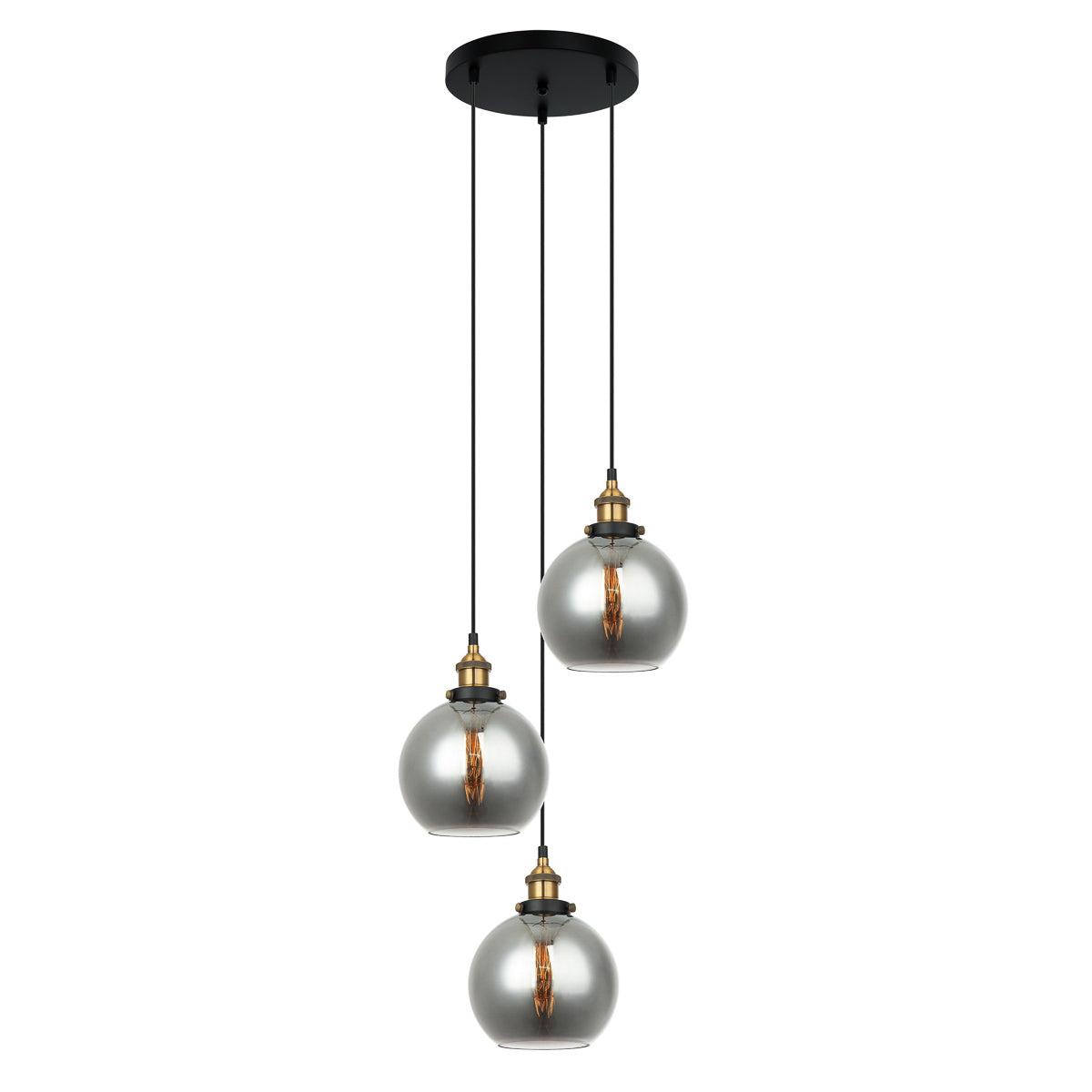 Cardena Cluster Taklampa Smoke-Lampconcept.se