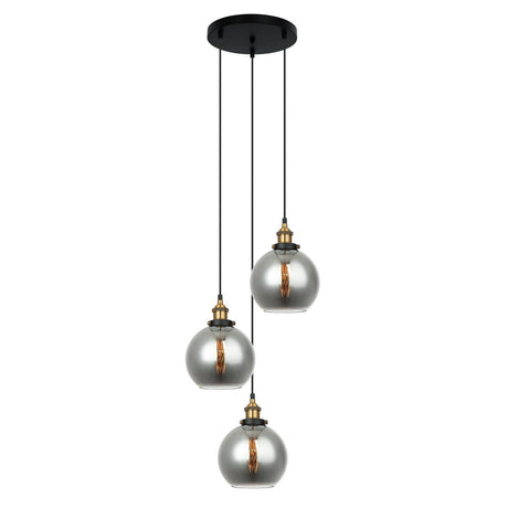 Cardena Cluster Taklampa Smoke-Lampconcept.se