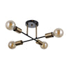 Formio 4-Taklampa Svart/Mässing-Lampconcept.se