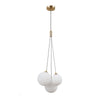 Perlos 3 Cluster Taklampa Mässing/Opal-Lampconcept.se