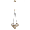 Perlos 3 Cluster Taklampa Mässing/Amber-Lampconcept.se