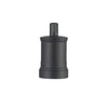 Royale Lamphållare E27 Matt Svart-Lampconcept.se