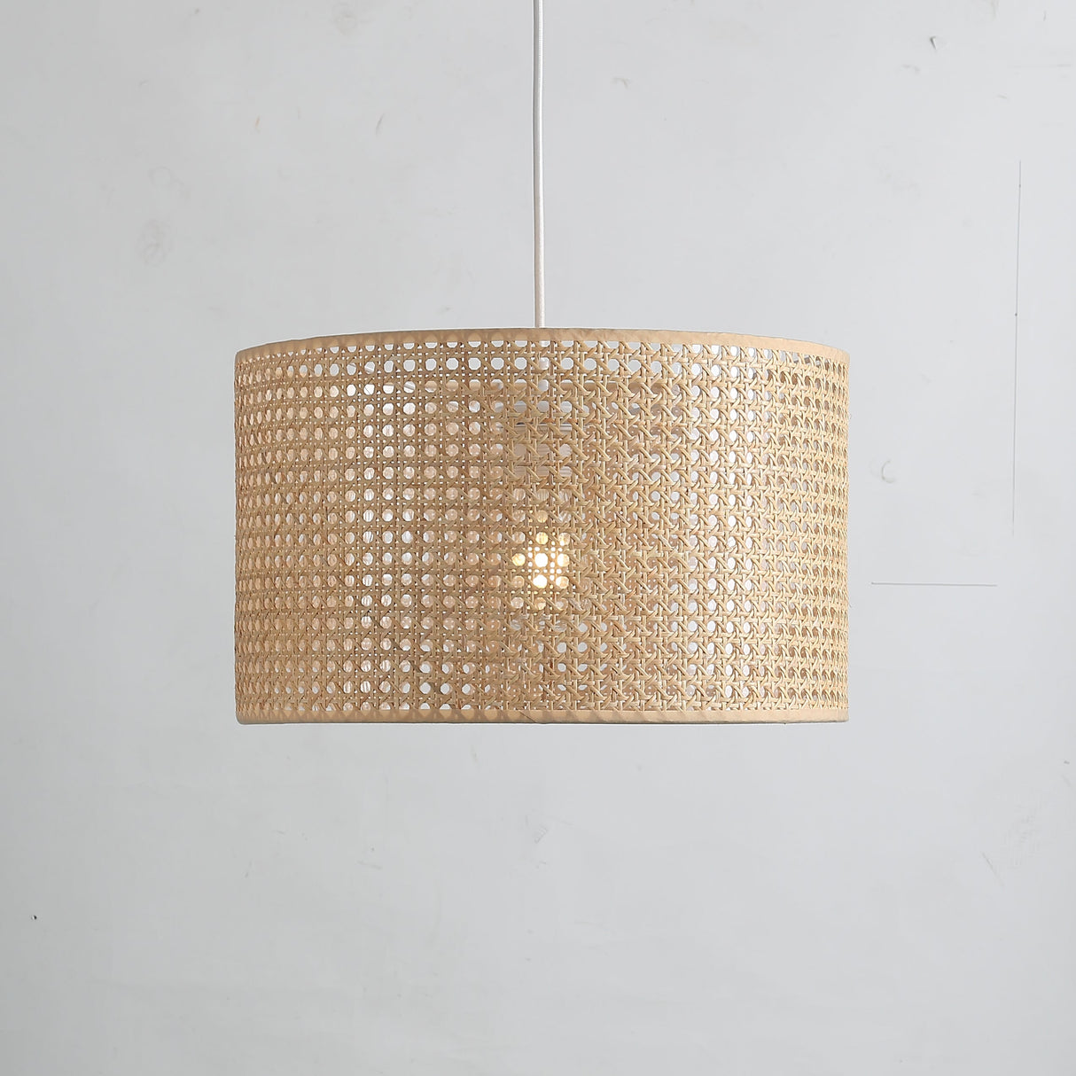 Rattan Taklampa Ø40