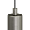 Cylinder Kabelklämma Borstad Krom-Lampconcept.se