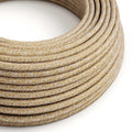 Textilkabel Linne Glitter Finish