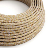 Textilkabel Linne Glitter Finish-Lampconcept.se