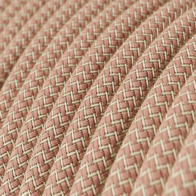 Textilkabel Old Rose-Lampconcept.se
